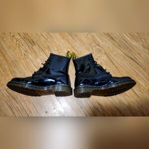 Black Leather Women Dr. Martins Boots